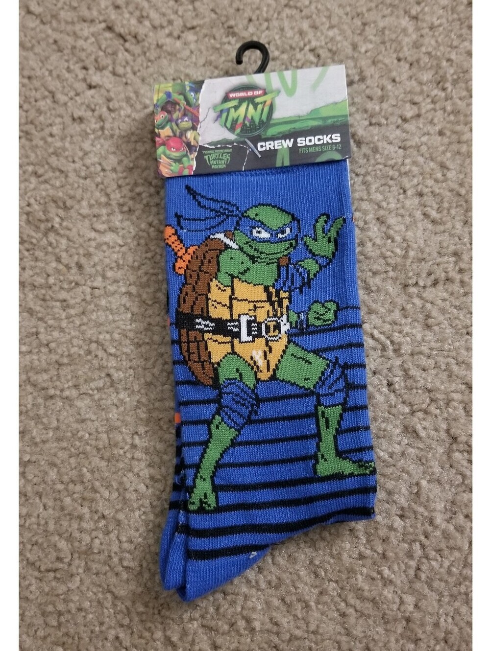 Teenage Mutant Ninja Turtles "Mutant Mayhem" Leonardo Crew Socks